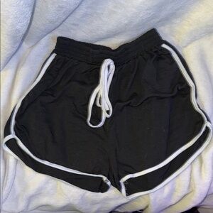 Black Athletic Women's Shorts